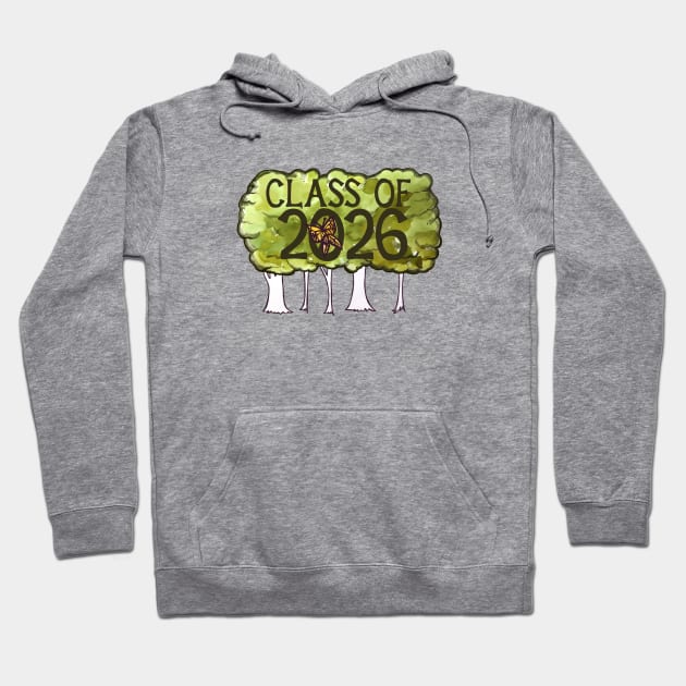 Class of 2026 Hoodie by bubbsnugg